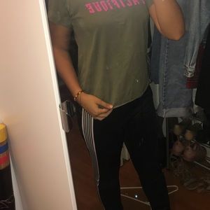 striped joggers